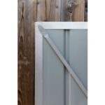 KOVINSKA VRTNA HIŠKA GLOBEL LEANTO 56 SREBRNA Š145 X G172 X V204 CM - slika 9